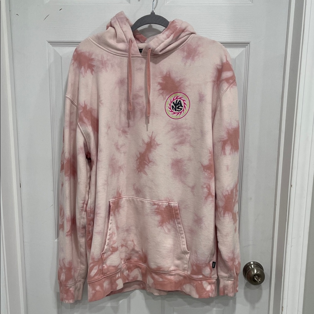 Vans Pink Tie-Dye Hoodie